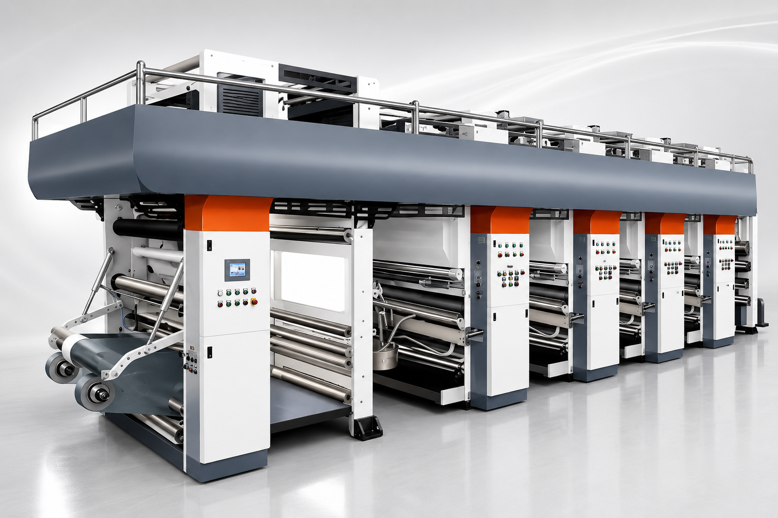 PVDC coated film printing and packaging machine